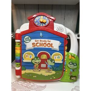 Leap Frog Get Ready For School Baby Interactive Book Lights Sounds Reading